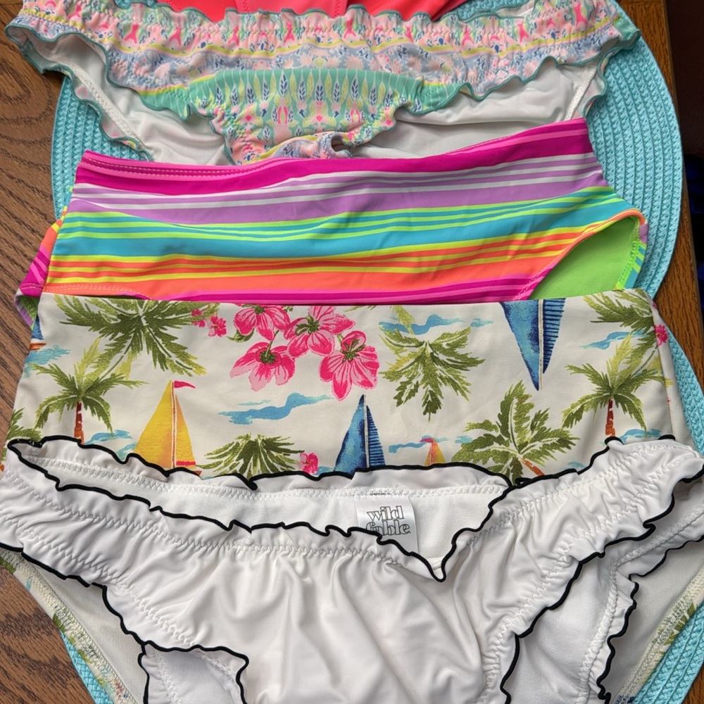 Colorful Bikini Bottoms Set